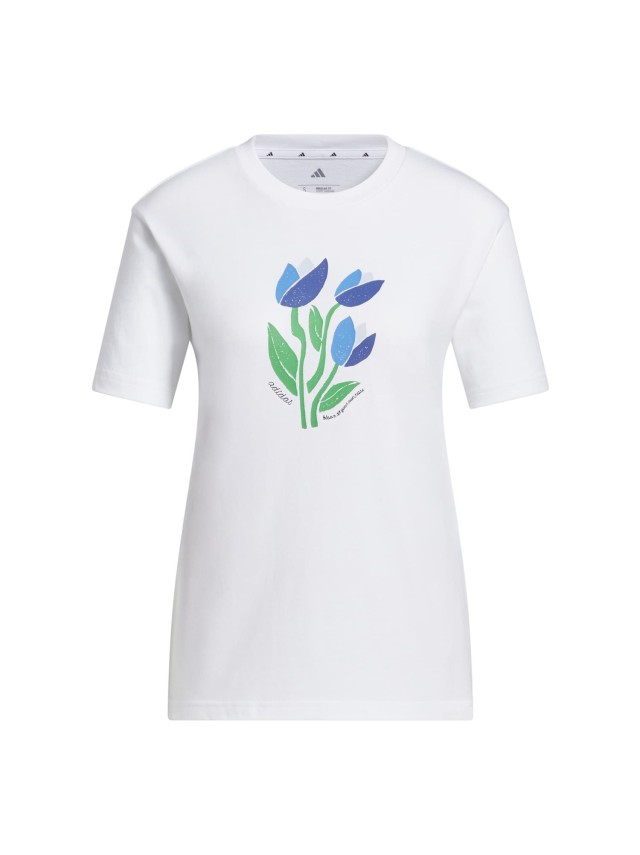 camisetas adidas floral blanco kt0188