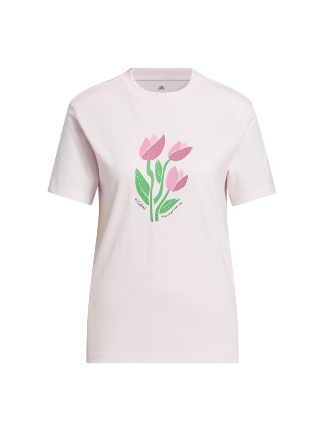 camisetas adidas floral rosa kt0190