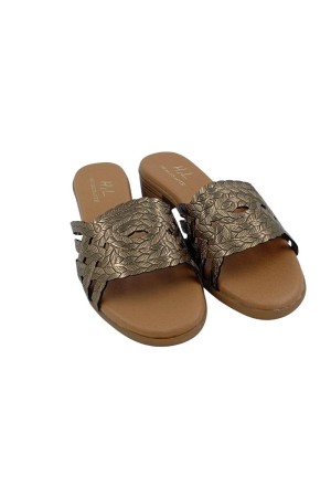 sandalias tacon manlisa bronce k2201