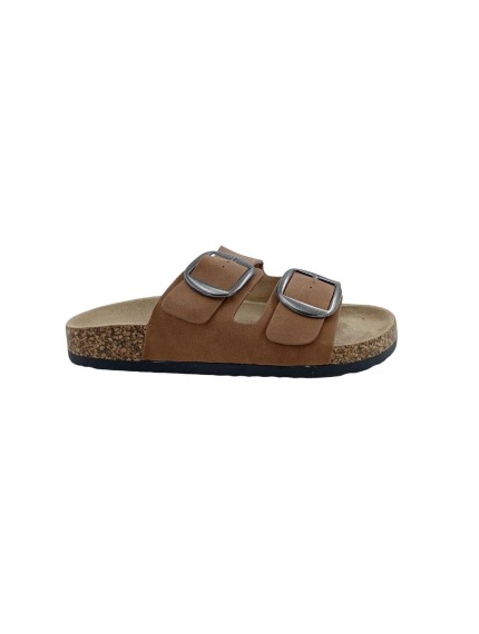 zuecos leonali 4h101 CAMEL