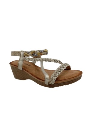 sandalias cuña manlisa oro hl-s055