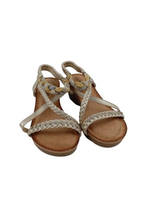 sandalias cuña manlisa oro hl-s055