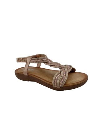 sandalias planas manlisa champan ls818-60