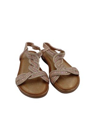 sandalias planas manlisa champan ls818-60