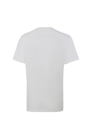 camisetas adidas essentials shirt blanco-verde ht3356