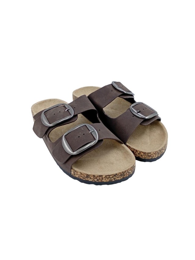 zuecos leonali 4h101 MARRON