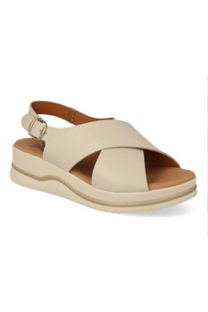 sandalias cuña diorfi beige 924