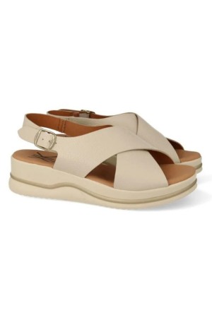 sandalias cuña diorfi beige 924