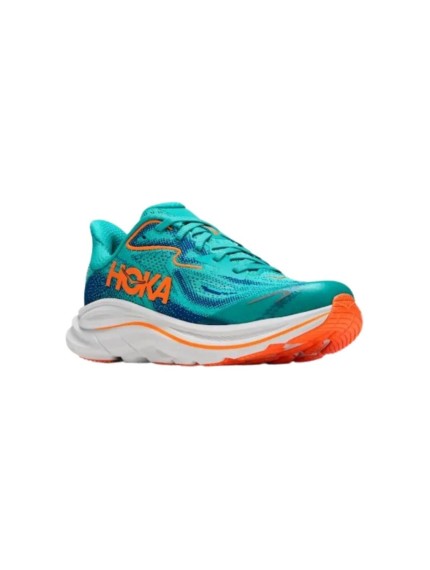 deportivos running hoka clifton 10 verde agua 1168860ncq