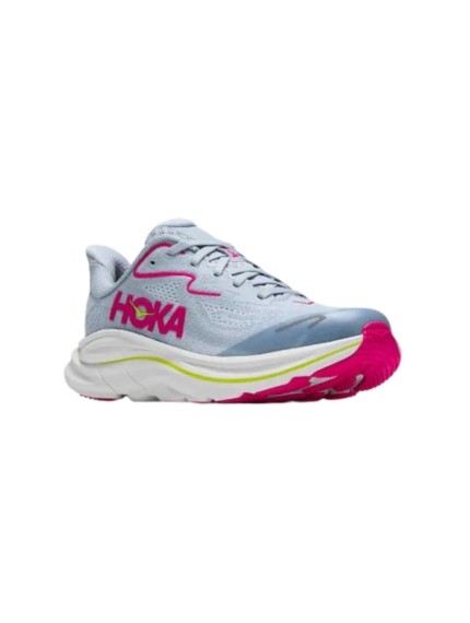 deportivos running hoka clifton 10 gris-fucsia 1168860ond