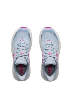 deportivos running hoka clifton 10 gris-fucsia 1168860ond