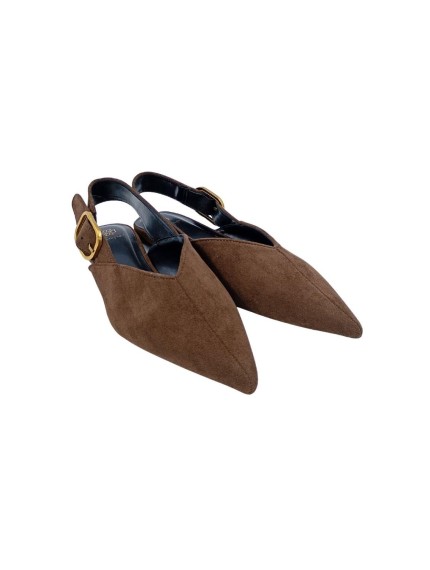 zapatos de vestir belen jj-621 MARRON OSCURO 2