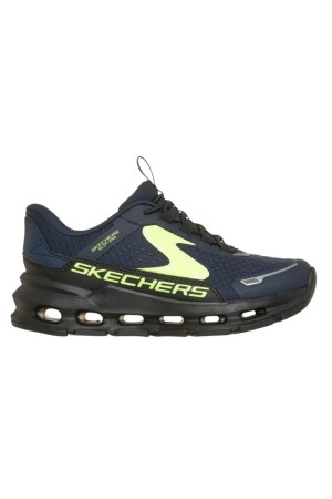 deportivos fitness skechers glide-step marino-negro 404203l