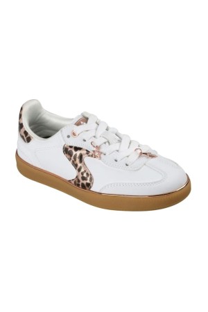 deportivos casual skechers hotshot blanco 310595l