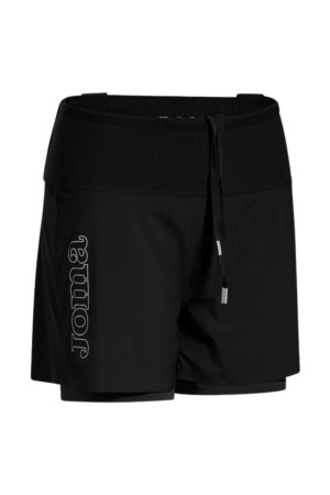 pantalones cortos joma trail iconic negro 902638