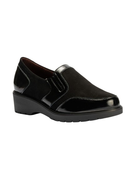 mocasines pitillos negro 11525