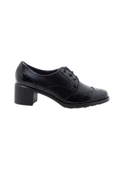 zapatos blucher pitillos negro 11626
