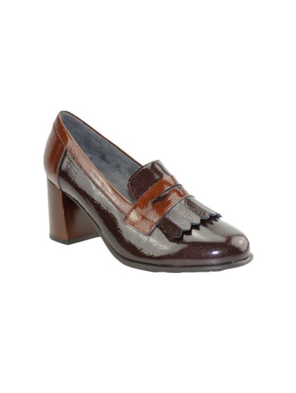 mocasines pitillos marron 11654