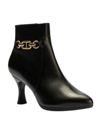 botas tacon pitillos negro 30536