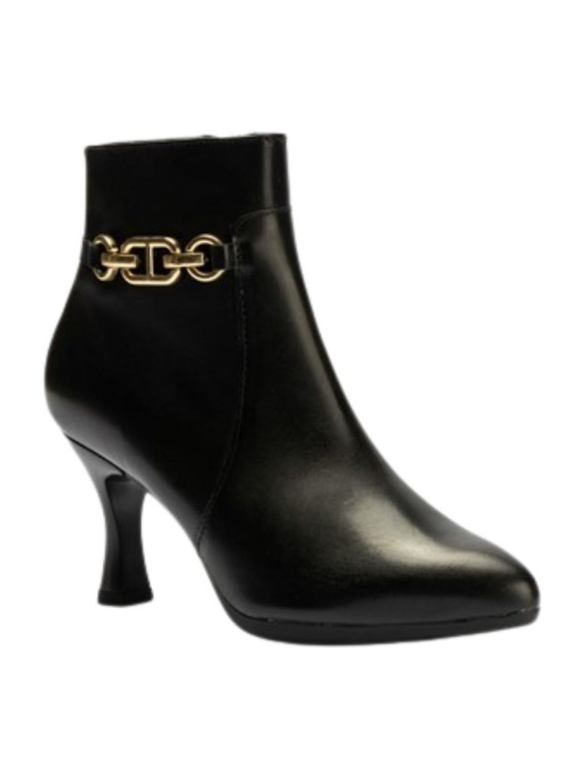 botas tacon pitillos negro 30536