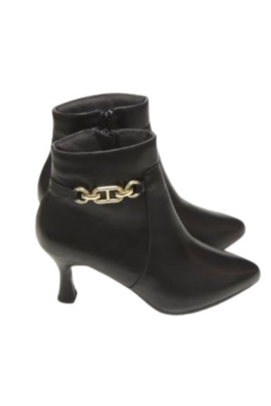 botas tacon pitillos negro 30536