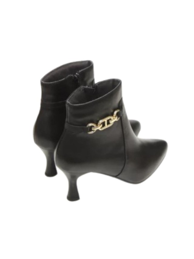 botas tacon pitillos negro 30536