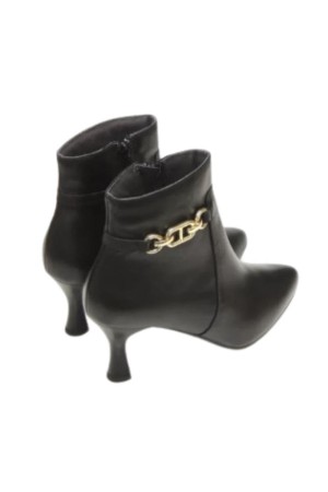 botas tacon pitillos negro 30536