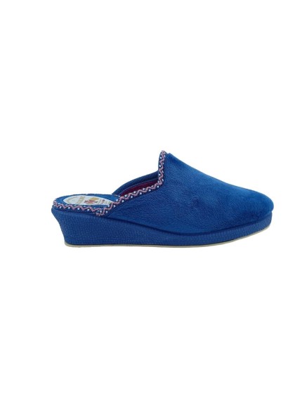 zapatillas con cuña alcalde 8500 AZUL 2