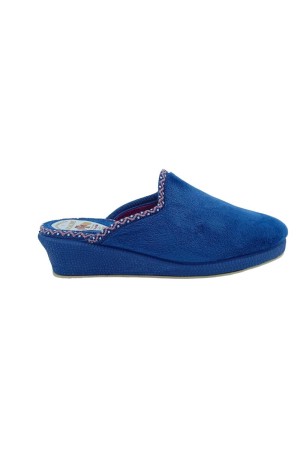 zapatillas con cuña alcalde 8500 AZUL
