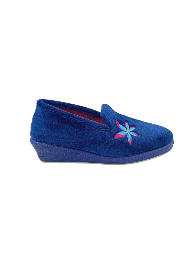 zapatillas cuña alcalde 8250 MARINO