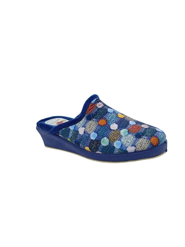 zapatillas cuña alcalde 8701 MARINO
