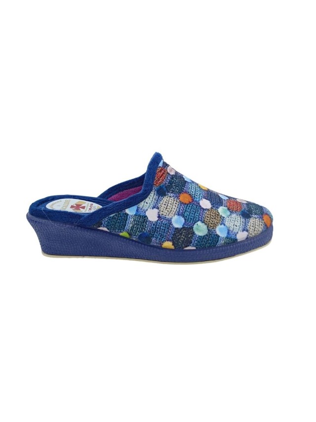 zapatillas cuña alcalde 8701 MARINO