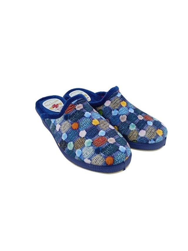 zapatillas cuña alcalde 8701 MARINO