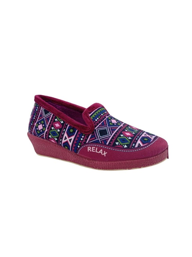 zapatillas cuña alcalde 8803 BURDEOS
