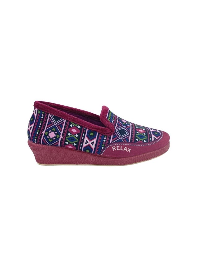 zapatillas cuña alcalde 8803 BURDEOS