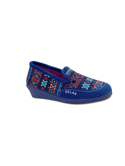zapatillas cuña alcalde 8803 MARINO