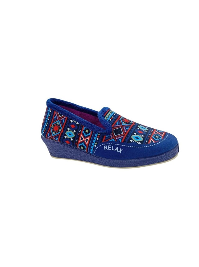 zapatillas cuña alcalde 8803 MARINO
