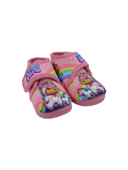 zapatillas botitas alcalde 14014 ROSA 2