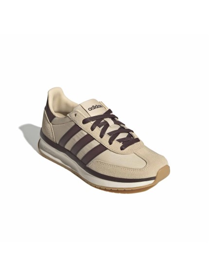 deportivos casual adidas run 70s beig-marron jr2426