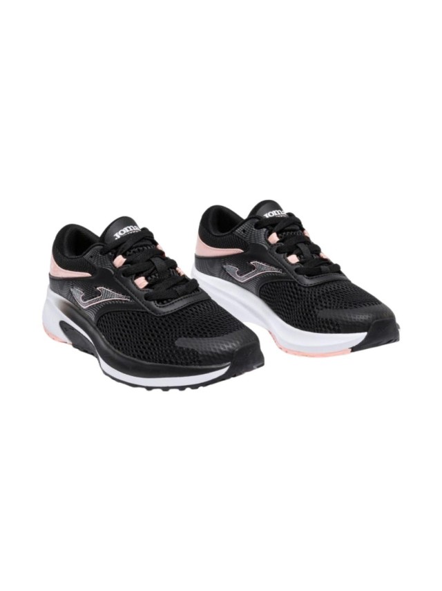 deportivos running joma negro-rosa...