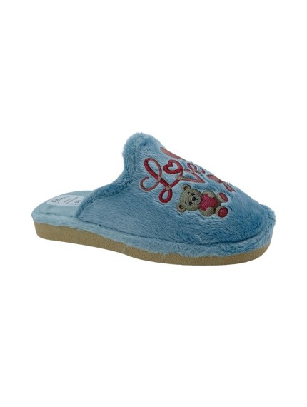 zapatillas abiertas selquir 8103 CELESTE