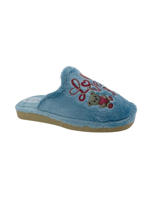 zapatillas abiertas selquir 8103 CELESTE
