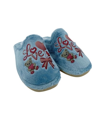 zapatillas abiertas selquir 8103 CELESTE 2