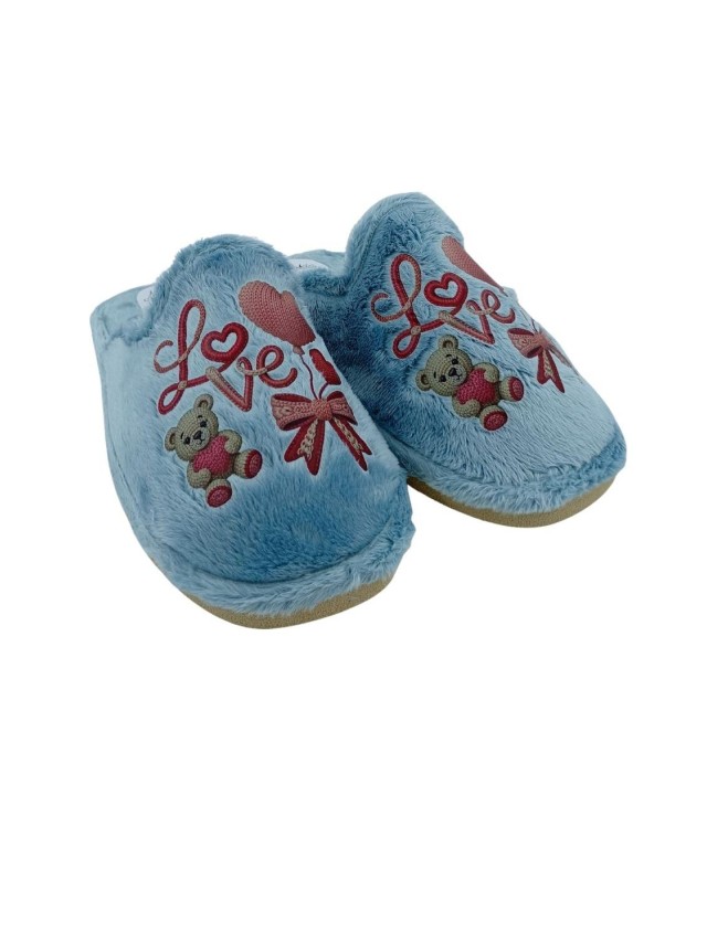 zapatillas abiertas selquir 8103 CELESTE