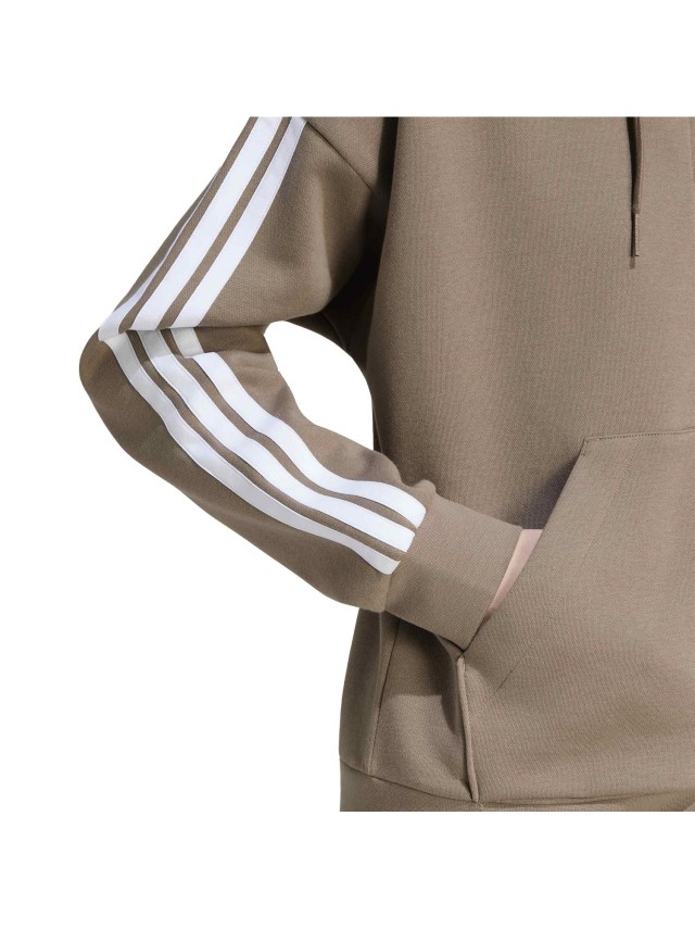 sudaderas adidas essentials 3 marron...