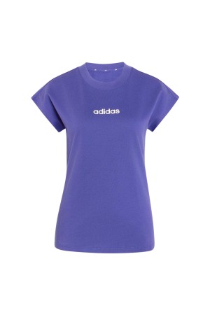 camisetas adidas essentials linear lila kf8375