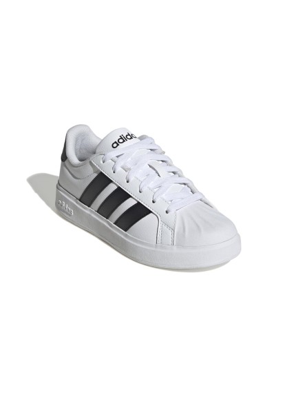 deportivos casual adidas streettalk blanco-negro jq6146