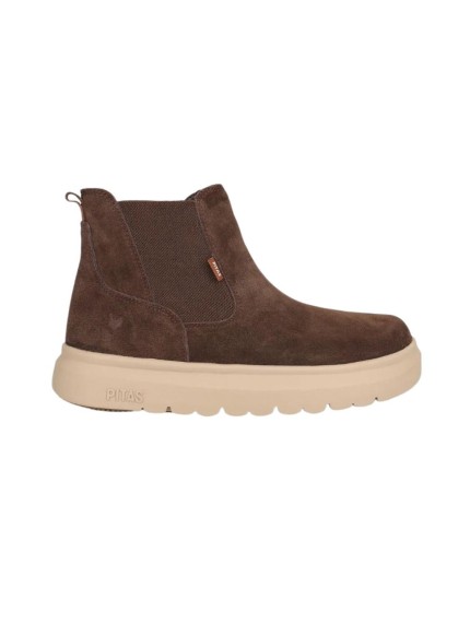botas casual pitas lastres MARRON OSCURO
