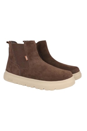 botas casual pitas lastres MARRON OSCURO