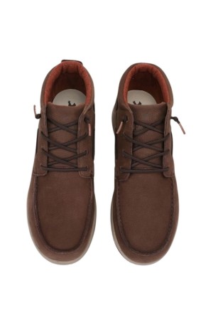 botas casual pitas timor leather MARRON